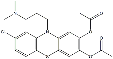 8-Chloro-10-[3-(dimethylamino)propyl]-10H-phenothiazine-2,3-diol diacetate