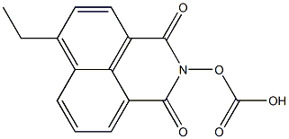 Carbonic acid ethyl(2,3-dihydro-1,3-dioxo-1H-benzo[de]isoquinoline)-2-yl ester Struktur