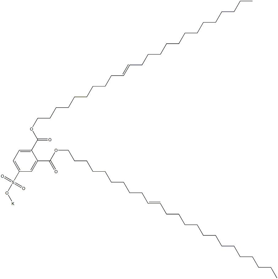 4-(Potassiosulfo)phthalic acid di(10-tetracosenyl) ester