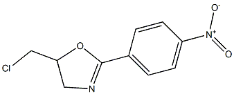 5-(Chloromethyl)-2-(p-nitrophenyl)-2-oxazoline,,结构式