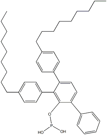 Phosphorous acid bis(4-nonylphenyl)[1,1'-biphenyl]-2-yl ester Structure