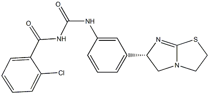  1-(2-Chlorobenzoyl)-3-[3-[[(6S)-2,3,5,6-tetrahydroimidazo[2,1-b]thiazol]-6-yl]phenyl]urea