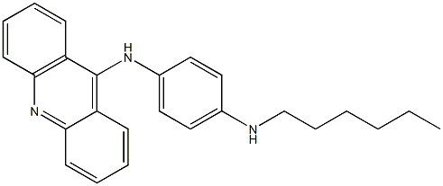  N-[4-(Hexylamino)phenyl]-9-acridinamine