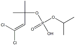 (2,2-Dichlorovinyl)diisopropyl=phosphate Structure