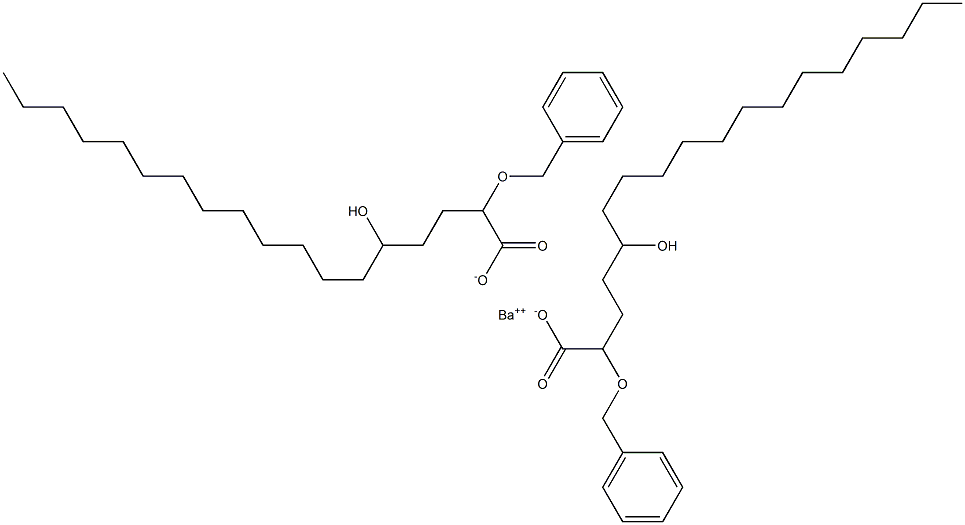 Bis(2-benzyloxy-5-hydroxystearic acid)barium salt