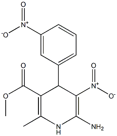 6-Amino-1,4-dihydro-2-methyl-5-nitro-4-[3-nitrophenyl]nicotinic acid methyl ester|