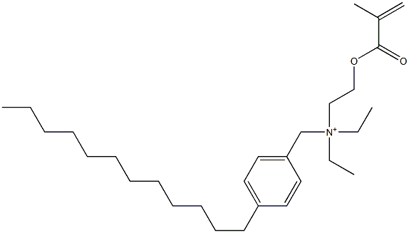 4-Dodecyl-N,N-diethyl-N-[2-[(2-methyl-1-oxo-2-propenyl)oxy]ethyl]benzenemethanaminium