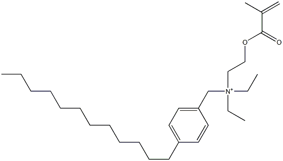  4-Dodecyl-N,N-diethyl-N-[2-[(2-methyl-1-oxo-2-propenyl)oxy]ethyl]benzenemethanaminium