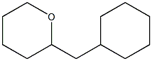 2-(シクロヘキシルメチル)テトラヒドロ-2H-ピラン 化学構造式