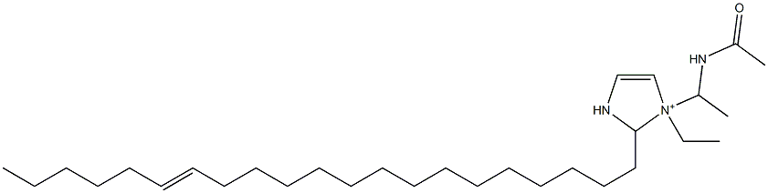 1-[1-(Acetylamino)ethyl]-1-ethyl-2-(15-henicosenyl)-4-imidazoline-1-ium,,结构式