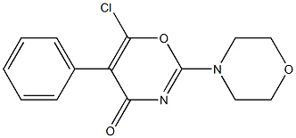 2-Morpholino-5-phenyl-6-chloro-4H-1,3-oxazin-4-one