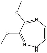3,4-Dimethoxy-1H-1,2,5-triazepine,,结构式