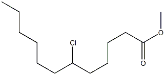 6-クロロラウリン酸メチル 化学構造式