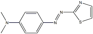 4-[(2-Thiazolyl)azo]-N,N-dimethylaniline,,结构式