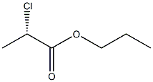 [S,(-)]-2-Chloropropionic acid propyl ester Struktur
