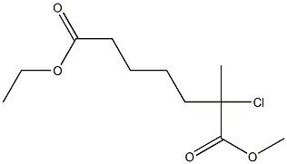 2-Chloro-2-methylpimelic acid 1-methyl 7-ethyl ester