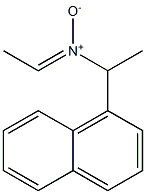 N-[1-(1-Naphtyl)ethyl]ethanimine N-oxide 结构式