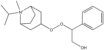 3-(2-Hydroxy-1-phenylethylperoxy)-8-isopropyl-8-methyl-8-azoniabicyclo[3.2.1]octane Struktur