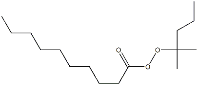 Decaneperoxoic acid 1,1-dimethylbutyl ester Structure