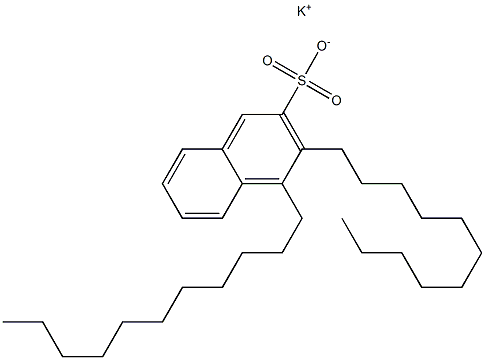 3,4-Diundecyl-2-naphthalenesulfonic acid potassium salt