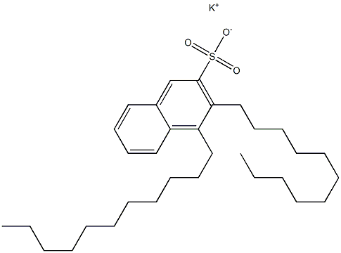 3,4-Diundecyl-2-naphthalenesulfonic acid potassium salt|