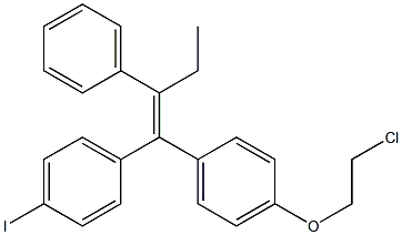 (Z)-1-[4-(2-Chloroethoxy)phenyl]-1-(4-iodophenyl)-2-phenyl-1-butene|