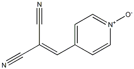 4-(2,2-Dicyanoethenyl)pyridine-1-oxide,,结构式