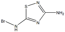 3-Amino-5-bromoamino-1,2,4-thiadiazole Structure