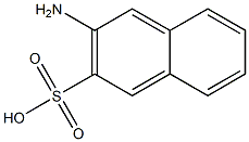 3-Amino-2-naphthalenesulfonic acid Structure