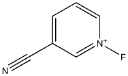 1-Fluoro-3-cyanopyridinium,,结构式