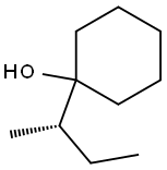 (-)-1-[(S)-sec-ブチル]シクロヘキサノール 化学構造式