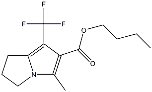 1-Trifluoromethyl-3-methyl-6,7-dihydro-5H-pyrrolizine-2-carboxylic acid butyl ester|