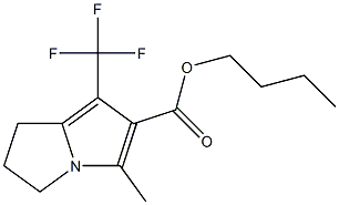  1-Trifluoromethyl-3-methyl-6,7-dihydro-5H-pyrrolizine-2-carboxylic acid butyl ester