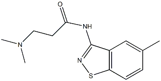 N-(5-Methyl-1,2-benzisothiazol-3-yl)-3-(dimethylamino)propanamide