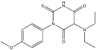 5-(Diethylamino)-1-(p-methoxyphenyl)-2-thioxo-2,3-dihydropyrimidine-4,6(1H,5H)-dione