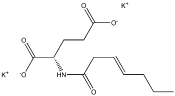 N-(3-Heptenoyl)glutamic acid dipotassium salt