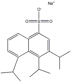 3,4,5-Triisopropyl-1-naphthalenesulfonic acid sodium salt Structure