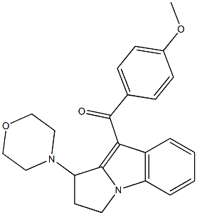 2,3-Dihydro-9-(4-methoxybenzoyl)-1-morpholino-1H-pyrrolo[1,2-a]indole