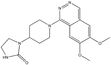  1-[4-(2-Oxoimidazolidin-1-yl)piperidino]-6,7-dimethoxyphthalazine