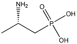 [(S)-2-アミノプロピル]ホスホン酸 化学構造式