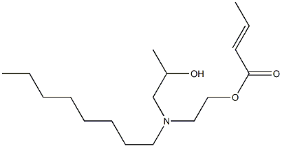  (E)-2-Butenoic acid 2-[N-(2-hydroxypropyl)-N-octylamino]ethyl ester