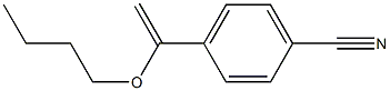 4-(1-Butoxyvinyl)benzonitrile Structure