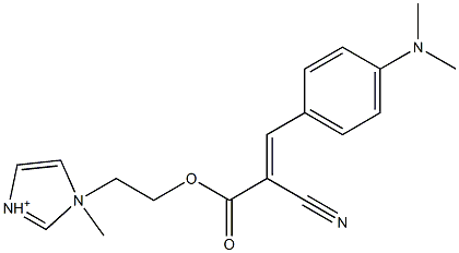 1-[2-[[2-Cyano-3-[4-(dimethylamino)phenyl]-1-oxo-2-propenyl]oxy]ethyl]-1-methylimidazolium
