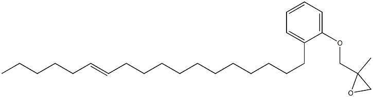 2-(12-Octadecenyl)phenyl 2-methylglycidyl ether Structure