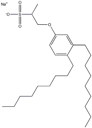1-(3,4-Dinonylphenoxy)propane-2-sulfonic acid sodium salt|