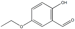 3-Ethoxy-6-hydroxybenzaldehyde Struktur