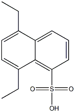 5,8-Diethyl-1-naphthalenesulfonic acid,,结构式