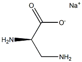 (-)-3-Amino-D-alanine sodium salt Structure