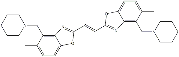 2,2'-(1,2-Ethenediyl)bis(5-methyl-4-piperidinomethylbenzoxazole)