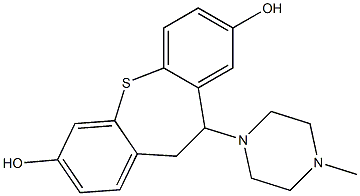 3,8-Dihydroxy-10-(4-methylpiperazino)-10,11-dihydrodibenzo[b,f]thiepin
